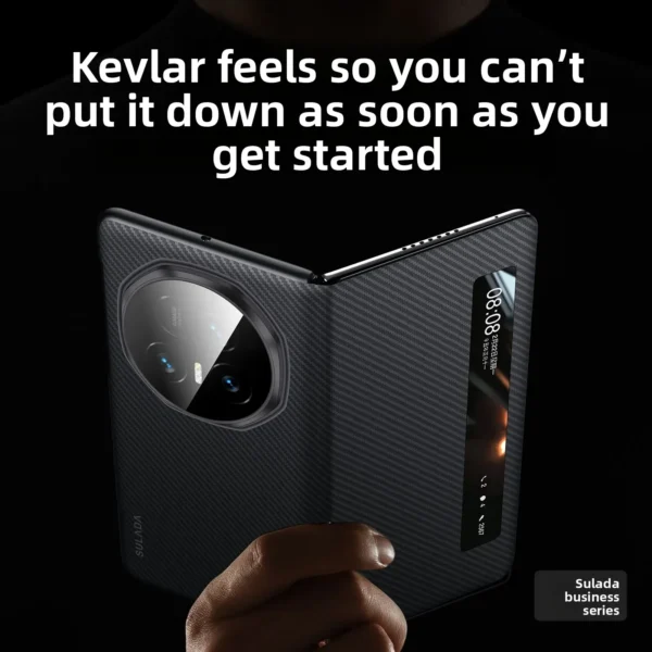 Kevlar-Feel Phone Case, Compatible with Honor Magic V5 S03f06d3d814f4556877ce91a37659c76r