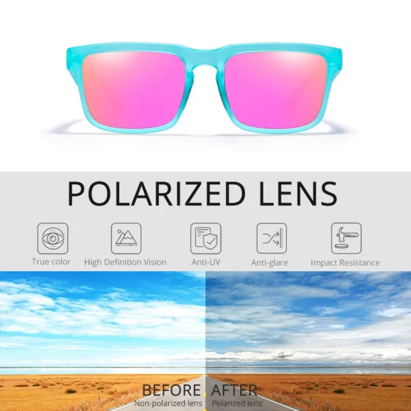 Kdeam Original Brand Design Polarized Sunglasses for Women Men Fluorescent Yellow S04941cb2e69b427e9414695a030592a5y