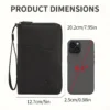 RFID Blocking faux leather Family Passport Travel Wallet
