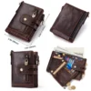 Men's Faux Leather Short Wallet