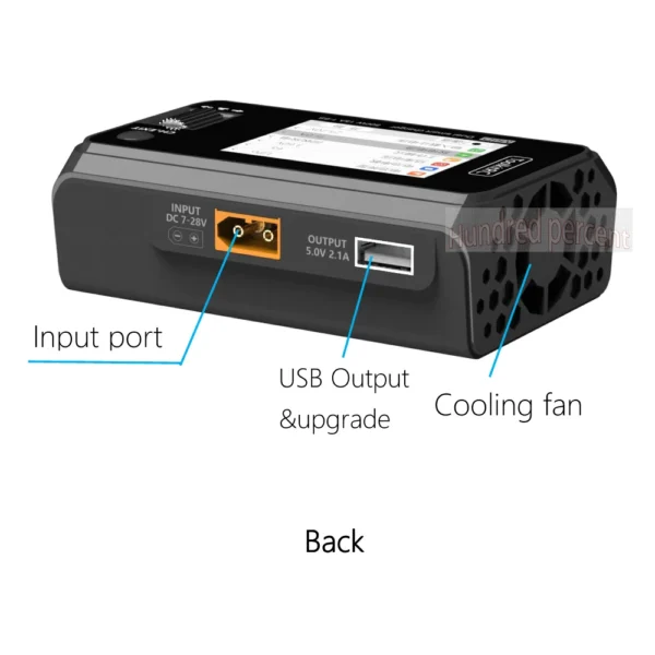 ToolkitRC M6D V3 Charger Black DC 500W Intelligent Dual Channel 1S S0551a2be05c342fd9d1f52608f4e42f7y