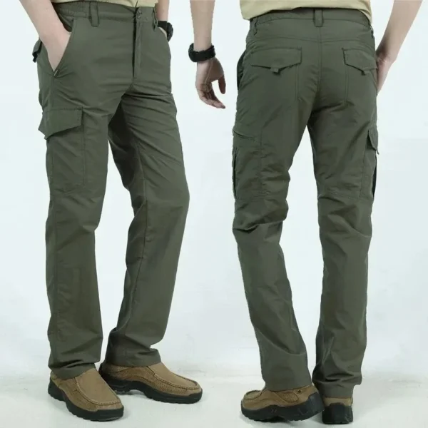 Summer Men's Quick Drying Pants Sports Outdoor Mountaineering Waterproof Large Size S07cef53a0c5c44eea98eab45907a129f2