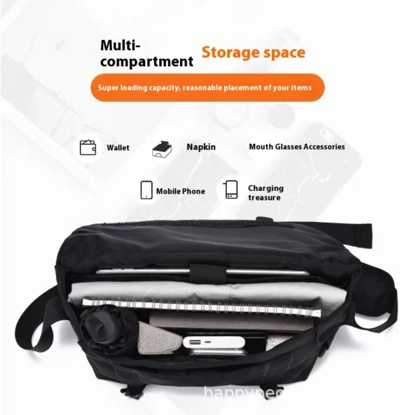 Causal Nylon Shoulder Man Bag Japanese Teenager School Laptop Sling Men's S09e244ee9ed8437d8608f6357a43d3fa2