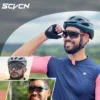 Photochromic Men’s UV400 Cycling Sunglasses Women Sports Running Eyewear for Men Glasses Road...