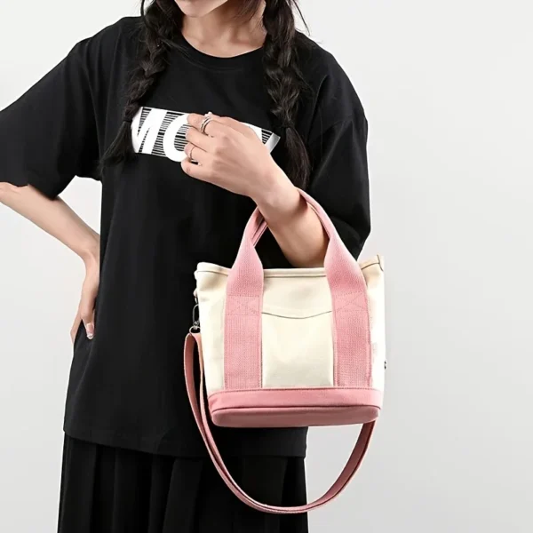 Women's Simple Canvas Bento Handbag S0cce2bc11f7c468fb57d8040b35f858ce 1