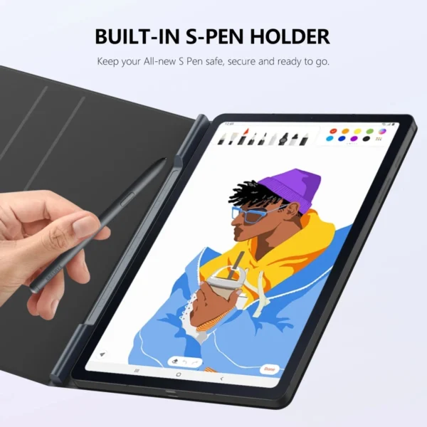 Smart Magnetic Case, Compatible with Samsung Galaxy Tab S6 Lite S0db4a46264a64ea9b0c08db77c941783m