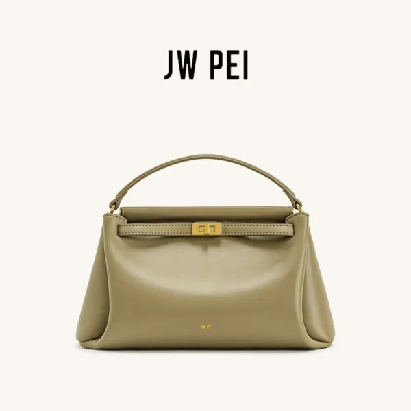 JW PEI handbag buckle bag new women's crossbody small square bag S0f566e982cdc456ab997b1723f2b89c6P