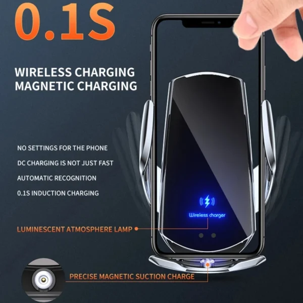 Magnetic Car Phone Holder with Wireless Charging S10bce50c686142bfb321bc6f72189562s