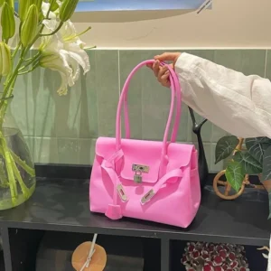 High-End Minimalist Leather Diaper Bag: Elegant Crossbody Handbag For Women With