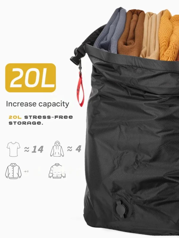 Vacuum Compression Storage Bag Portable Large Capacity Waterproof Luggage Bag Clothes S17b9d3ff2c7040e4b033801a266d41a2w