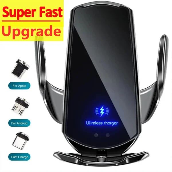 Magnetic Car Phone Holder with Wireless Charging S17bd19cd3c234a368c506f852c560e566