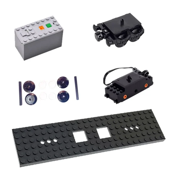 Train Track Building Blocks For MOC Power Functions Parts Motor Battery S196e0afb735d4f8bb0367fd79b9903ead