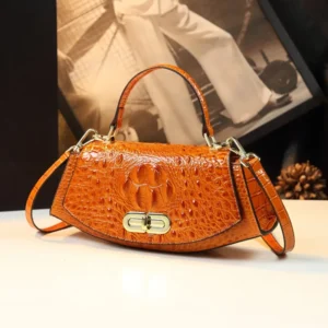 Crocodile Pattern Women's Bag 2023 Ladies Handbags Genuine Leather Small Shoulder