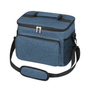 Large Capacity Thermal Insulation Lunch Bag for Men Women Oxford Cloth