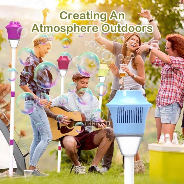 Automatic Light-Up Bubble Machine, Outdoor Party S1b090d464fb4403b9a7bb2475e045111C