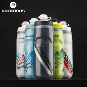 BuyerFriends Insulated Cycling Water Bottle, 620ml, Silicone