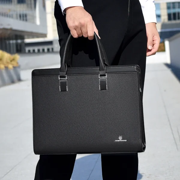 Men's Briefcases Bag Executives PVC Business Office Shoulder Square Side Laptop S1b9d5e2e7f7143d7b1b86559c35a59bcm