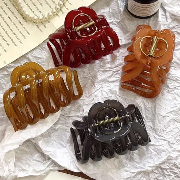 Pumpkin-Shaped Hair Claw Clip, Top Grade S1ba5c9e0b79448369f1cf7254b75989eH