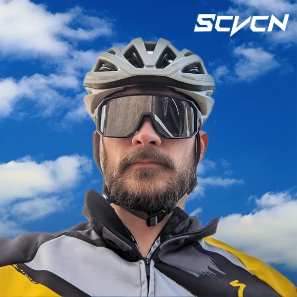 Photochromic Men’s UV400 Cycling Sunglasses Women Sports Running Eyewear for Men Glasses Road...