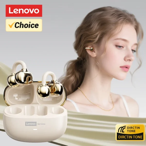 Choice Lenovo LE302 OWS Ear Clip Earphones Wireless Bluetooth 6.0 Headset S1ca5a870d1a04a8d9c74d39eec9db65et