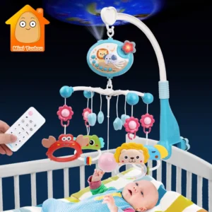 Rotating Musical Crib Mobile for Infants, 0-12 Months