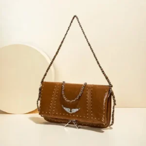 Commuter Crossbody Diaper Bag Women's Leather Tote Vintage Minimalist Large Capacity