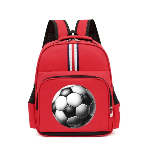 Backpack for Kindergarten Boys Girls New Football Print Shoulder Schoolbag Watercolor S2161de33929a4b9aadf996a541d069420