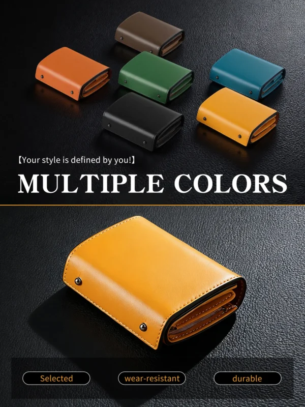 Men's Tri-Fold Short Wallet with Card Holder S235132c7bc8e4d739b03428c512ad56eV