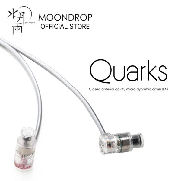 MOONDROP Quarks Earphones High-performance IEMs Closed Anterior Cavity Micro Dynamic Drive S2419cbda8bb3462885ba3db1ab548fe2L