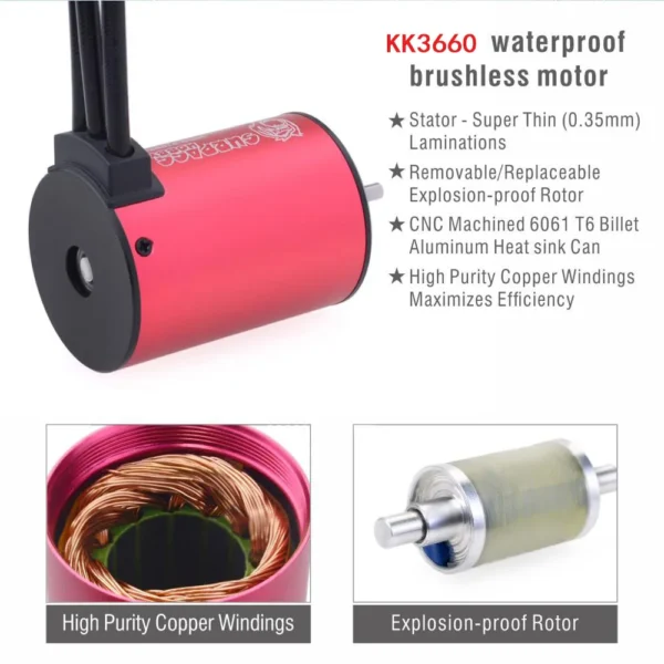 Brushless Motor for RC Vehicles, KK Series S252918483ee94b0392b796a91d257ed0y
