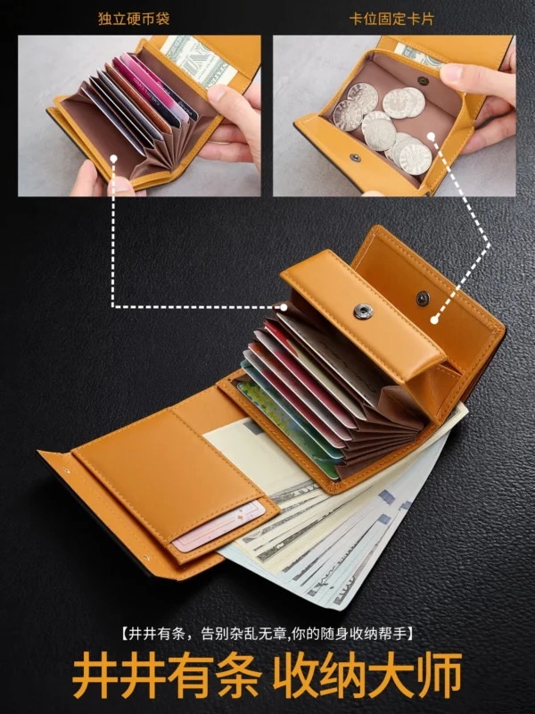 Men's Tri-Fold Short Wallet with Card Holder S2761b2dfe0e94dad8ae06dd9f9620303F