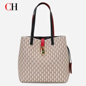 CH Tote Bag For Women Handbag Fashion Monogram Shoulder Bag Leather