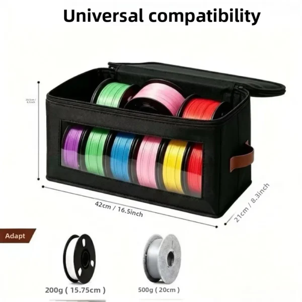 3D Printer Filament Storage Bag, Dustproof, Transparent Window S2d79749912be4a8e81785e1720b4f398C