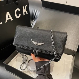 new French-style foreign trade classic fashionable and versatile chain clamshell cross-bod