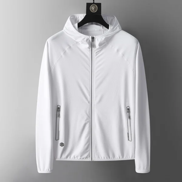 UPF50+ Summer UV Protection Hoodie Unisex Breathable Ice Silk Outdoor Sports S309f614fbfb441ed821251a2c981d90fA