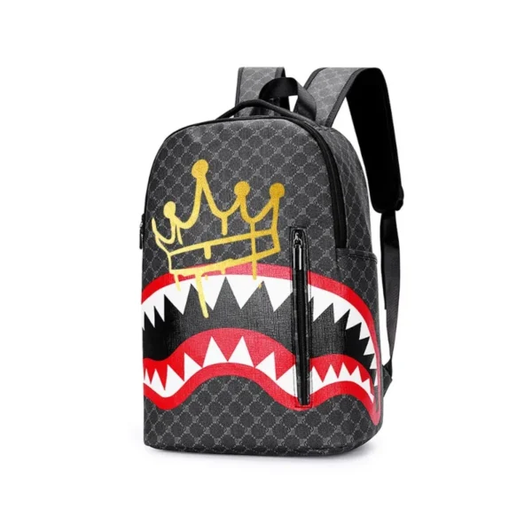 New Double Shoulder Bag Casual Shark Business Large Capacity Men's Backpack S32bba40d82f84af3bc9e6ec8be94b4e0v