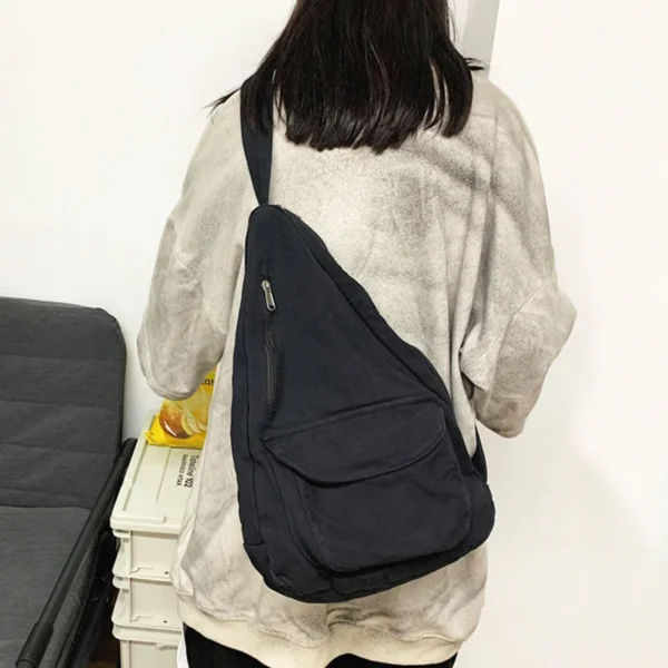 HOCODO Canvas Chest Bag Women 2022 Women Shoulder Messenger Bag Unisex S32d7f0b97f8d4bc5b884cc495aff64aeR