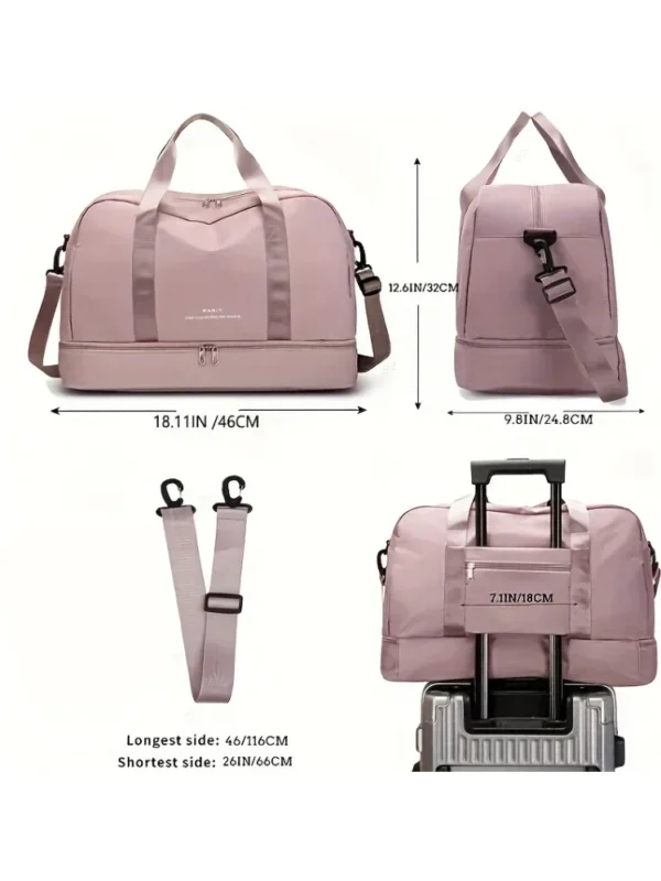 Women's Expandable Travel Duffle Bag, Large Capacity S333af35ed1f346f487c2454647d96c92b