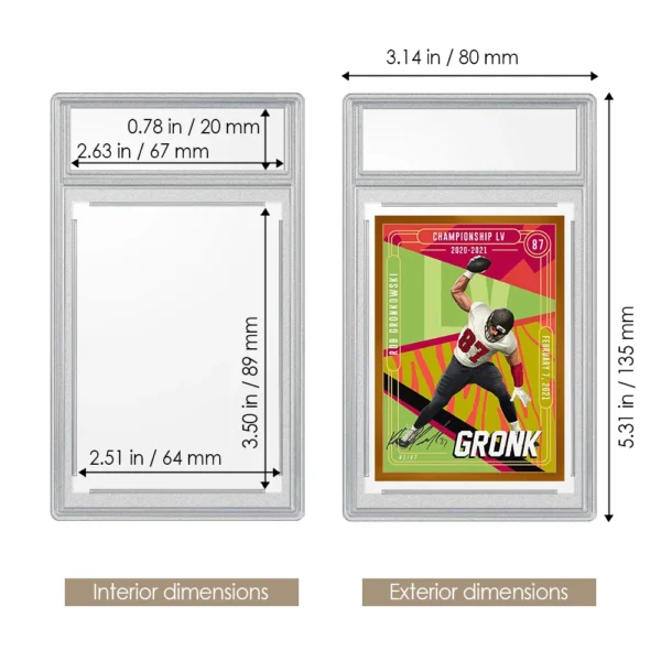 (Pack of 5) Recessed Design Frosted Frame Type Storage Anti-UV Card S33865243fdd04fb9b5530880b9ac3d14M