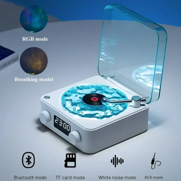 Retro Vinyl-Style Bluetooth Speaker with RGB Light S34ba3e6a23264fda8be95a884f2e3802l
