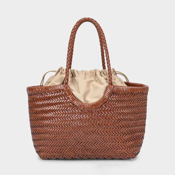 Handbags Women's Genuine Leather Shoulder Bag Weaving Casual Shopping Bag Vintage S34e6f0d039ce46cdb01b7f0e0ea867b77