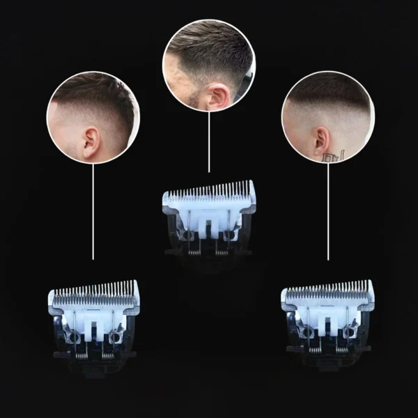 Hair Clipper USB Rechargeable Hair Trimmer Titanium Ceramic Blade LCD Professional S374dee76da46431083dd7b5ec1283a53n