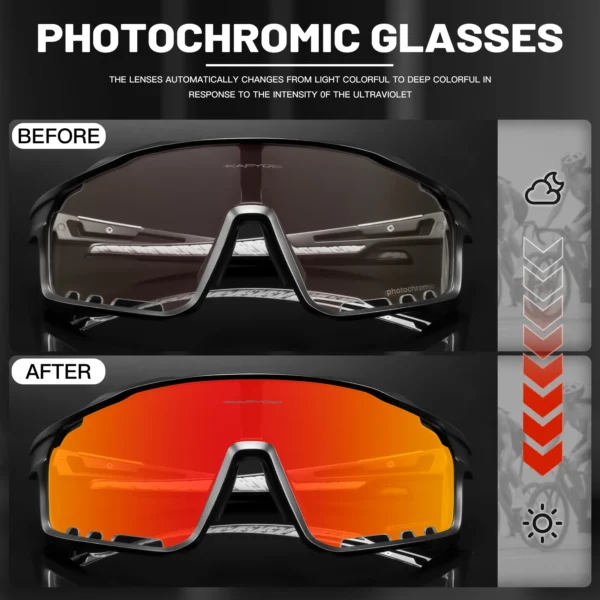 Photochromatic Cycling Glasses, Men/Women S383b39b686464f659758f3d480214f035