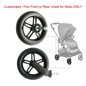 ONLY Melio 17CM Front Or Rear Wheel For Cybex Melio 2/3/Carbon/Pro