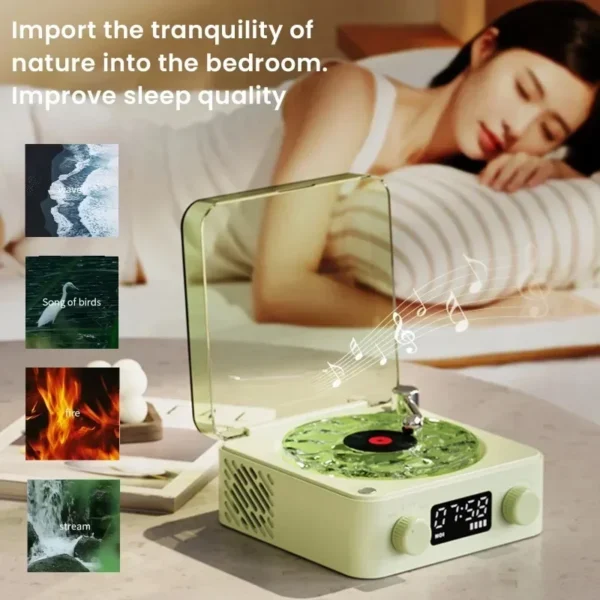 Retro Vinyl-Style Bluetooth Speaker with RGB Light S3b9ff5e5084c4511b999248bb6146139z