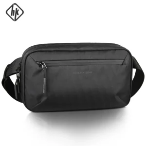 HcanKcan Men's Shoulder Bag Lightweight Crossbody Bag Multiple Pockets Waterproof X-Pac