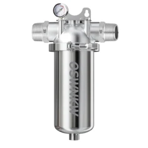 Whole House Sediment Water Filter System, 40 Micron, Stainless Steel