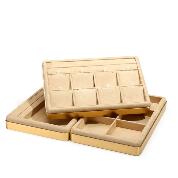 Luxulry Jewelry Display Tray Pendant Bracelet Organizer Rings Earring Show Stand S3dd3d41843cf4b8e99563919145e0c3dU