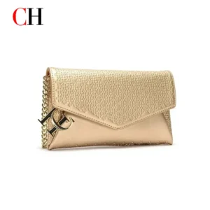 CH Clutch Bag For Women Handbag Fashion Embossed Gold Chain Shoulder