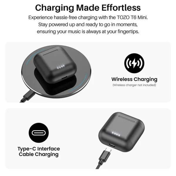 TOZO T6 Wireless Earbuds with Charging Case S3e5c762f2ddc4d0f8a685d30d6ac6394j